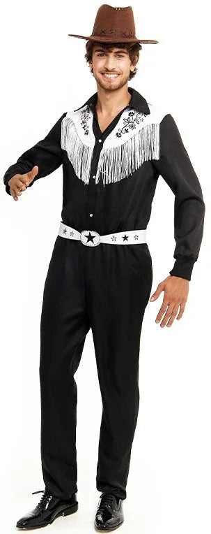 Disfraz Ken Vaquero Negro para Hombre Barbie Partilandia