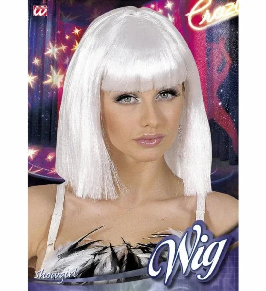 Peluca Blanca Lisa Showgirl COMPLEMENTOS Widmann