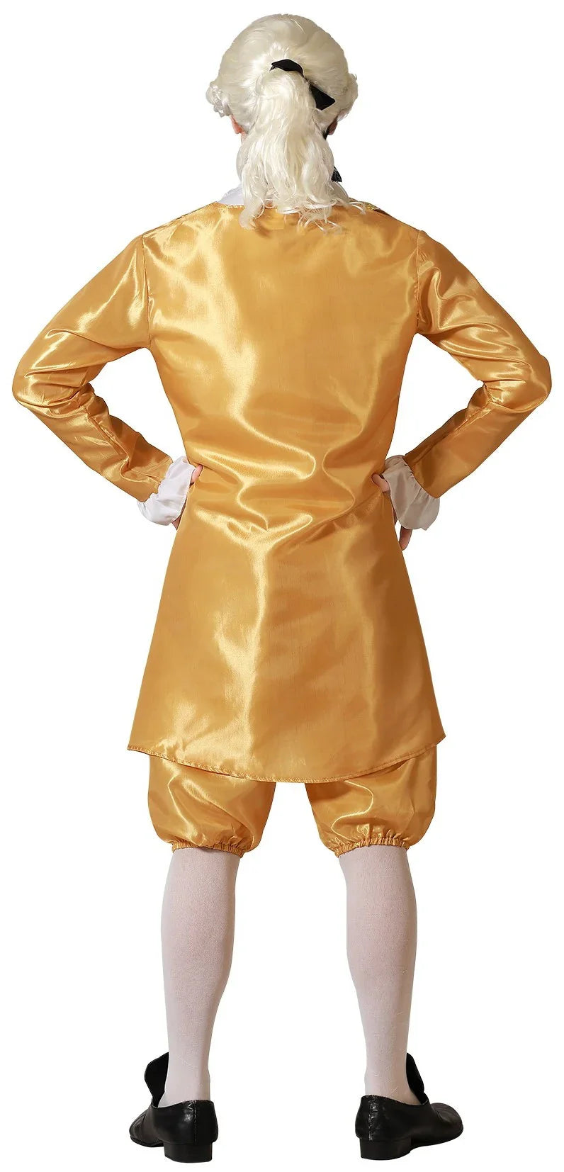 Disfraz de Cortesano Barroco Dorado para Hombre Venecianos y de Época Atosa