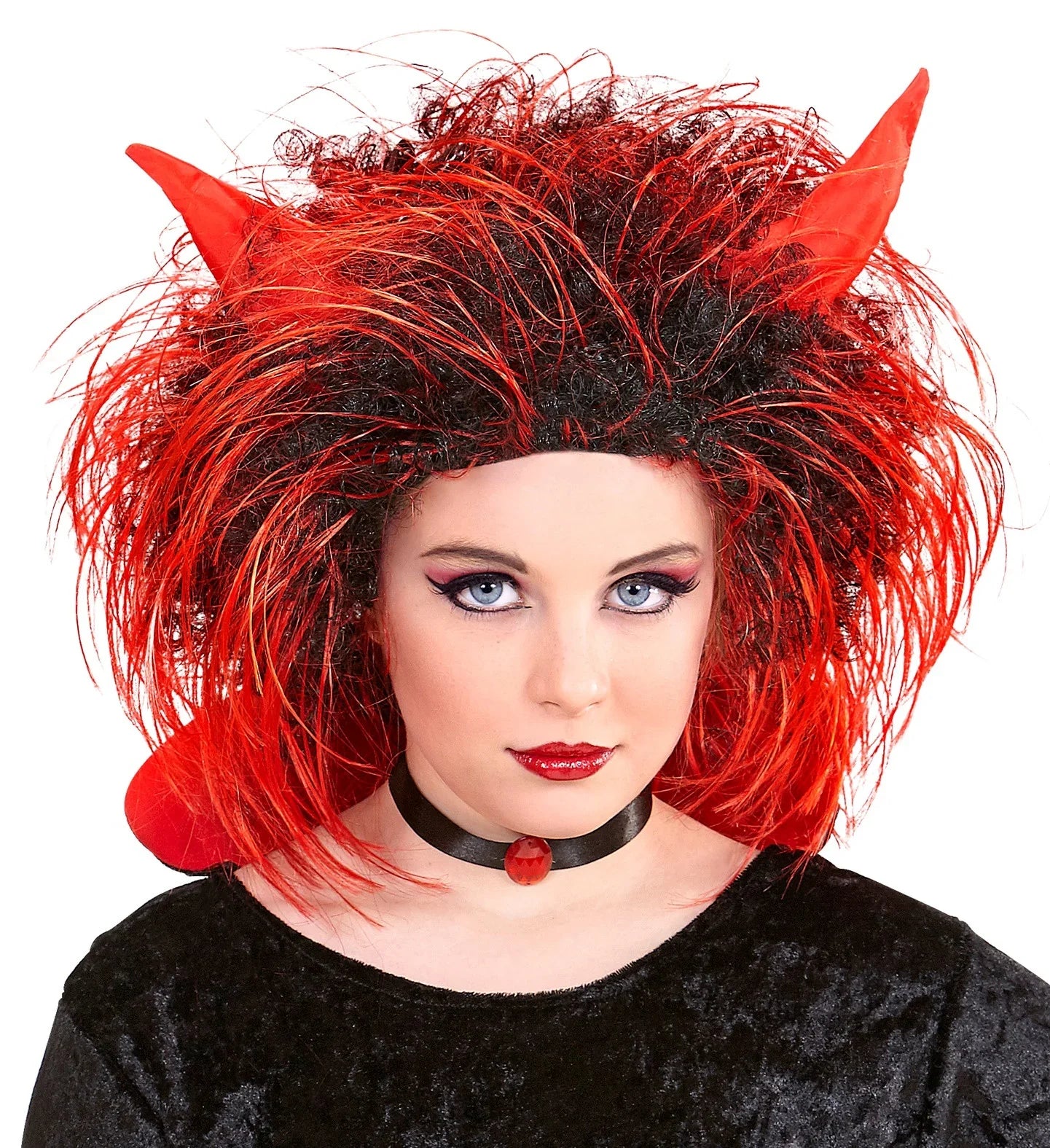 Peluca de Diablo Infantil Demonios Widmann
