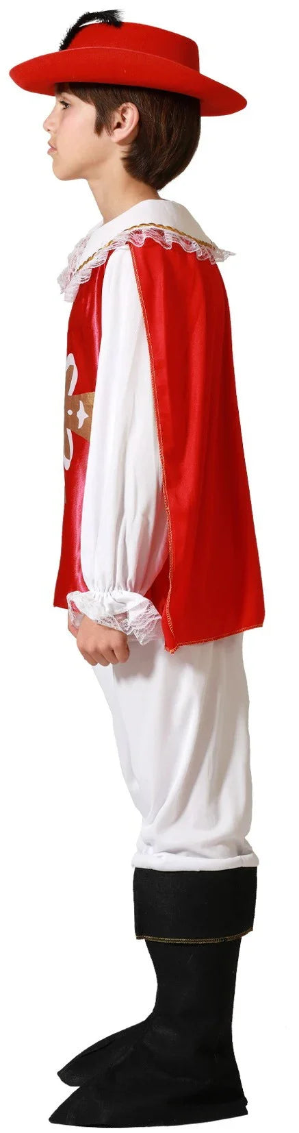Disfraz de Mosquetero Infantil Rojo Disfraces Baratos Niños Atosa