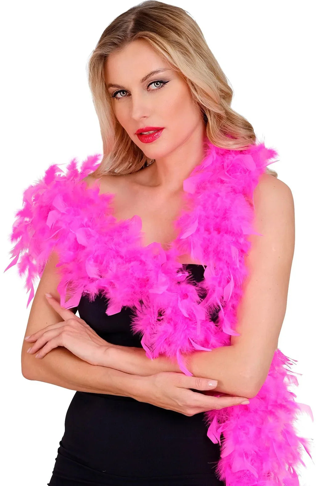 Boa de Plumas Fucsias de 180cm Boas de Plumas Widmann