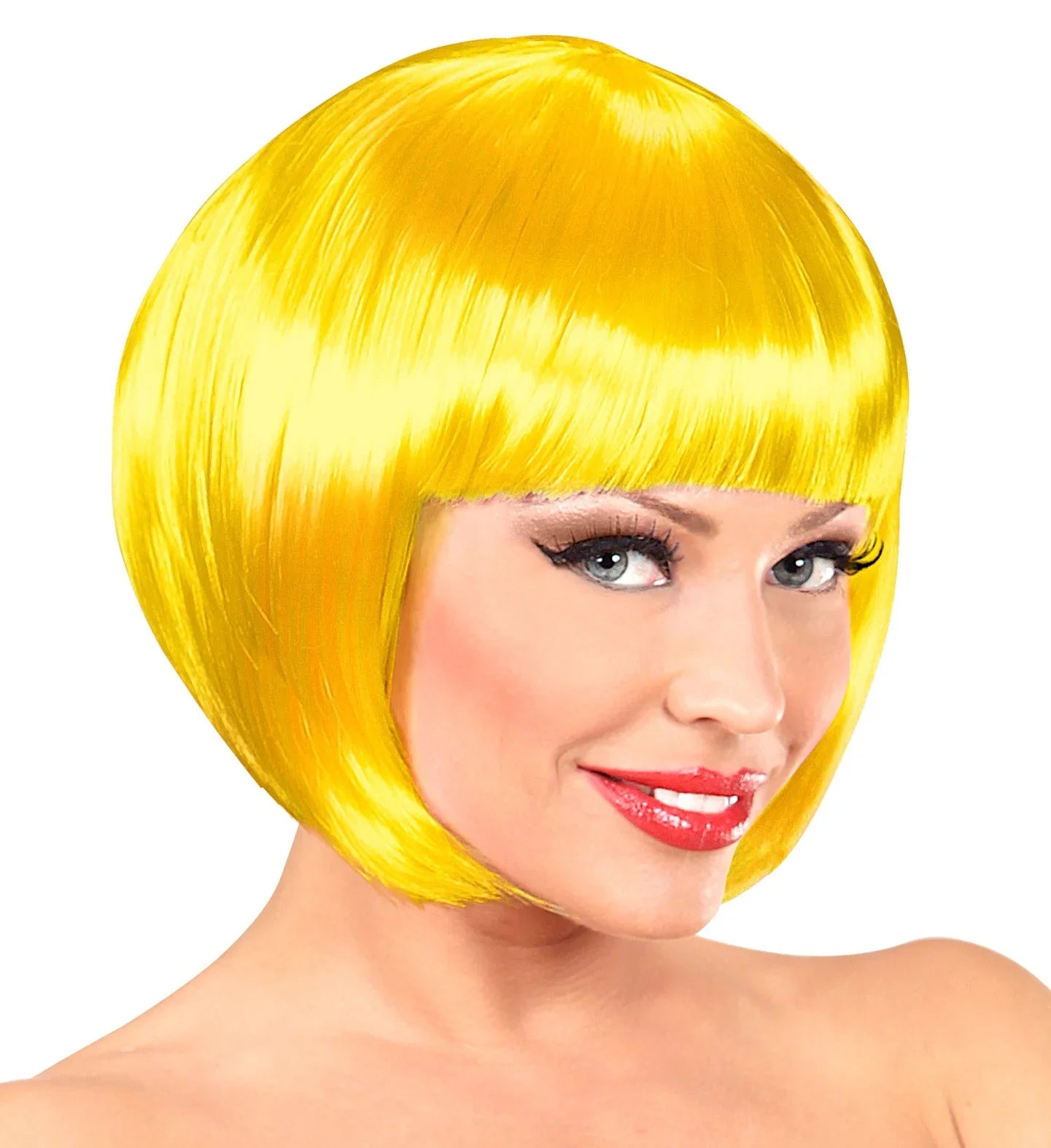 Peluca Media Melena Amarilla COMPLEMENTOS Widmann