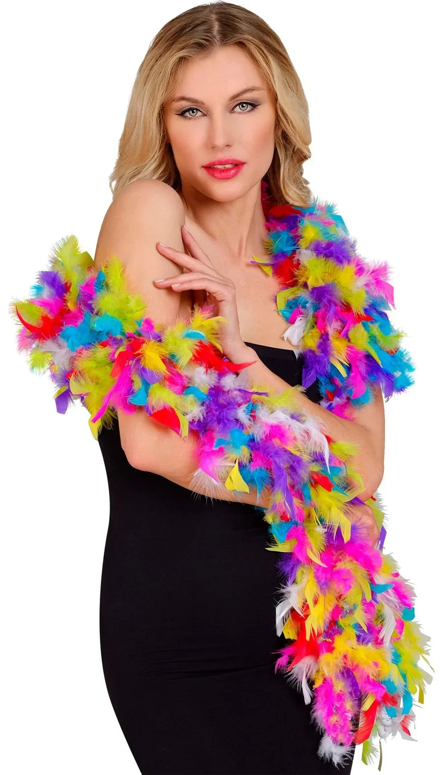 Boa de Plumas Multicolor de 180cm Boas de Plumas Widmann