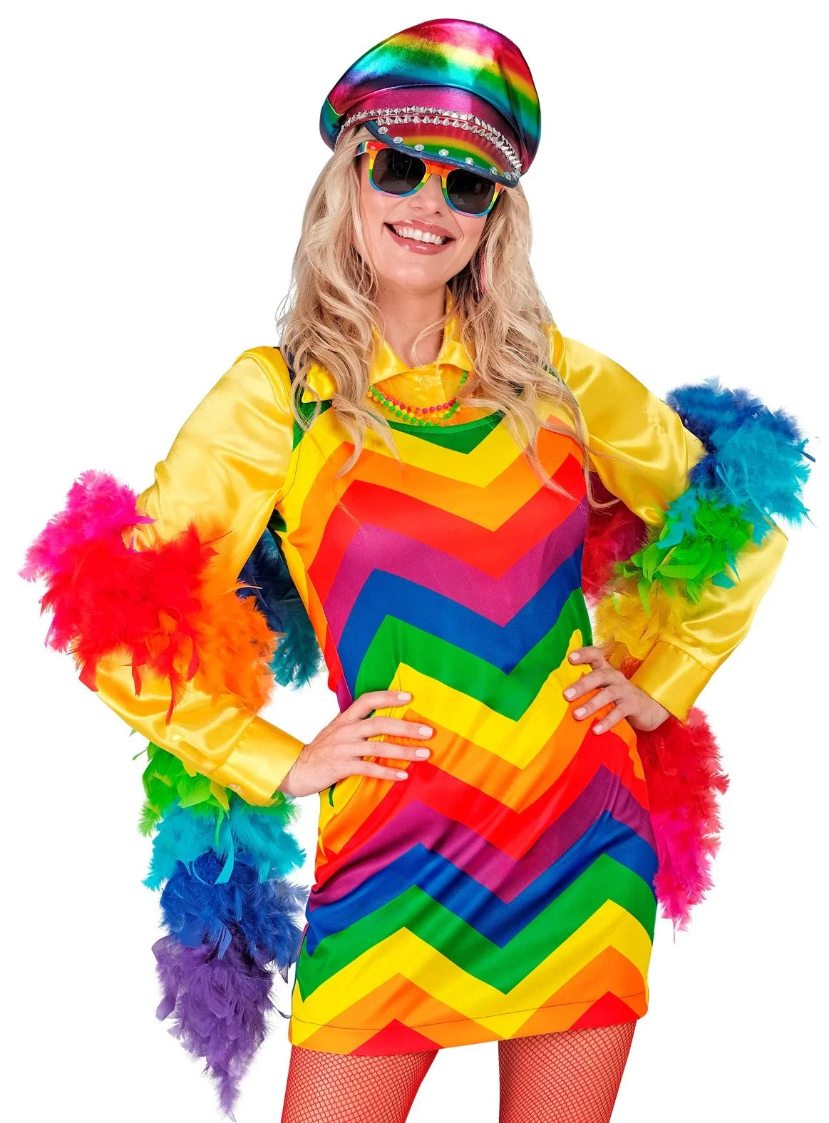 Boa de Plumas Arcoíris de 180cm Boas de Plumas Widmann