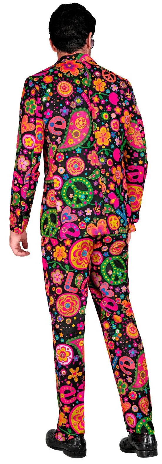 Traje con Estampado Hippie Neón para Hombre Trajes Originales Widmann