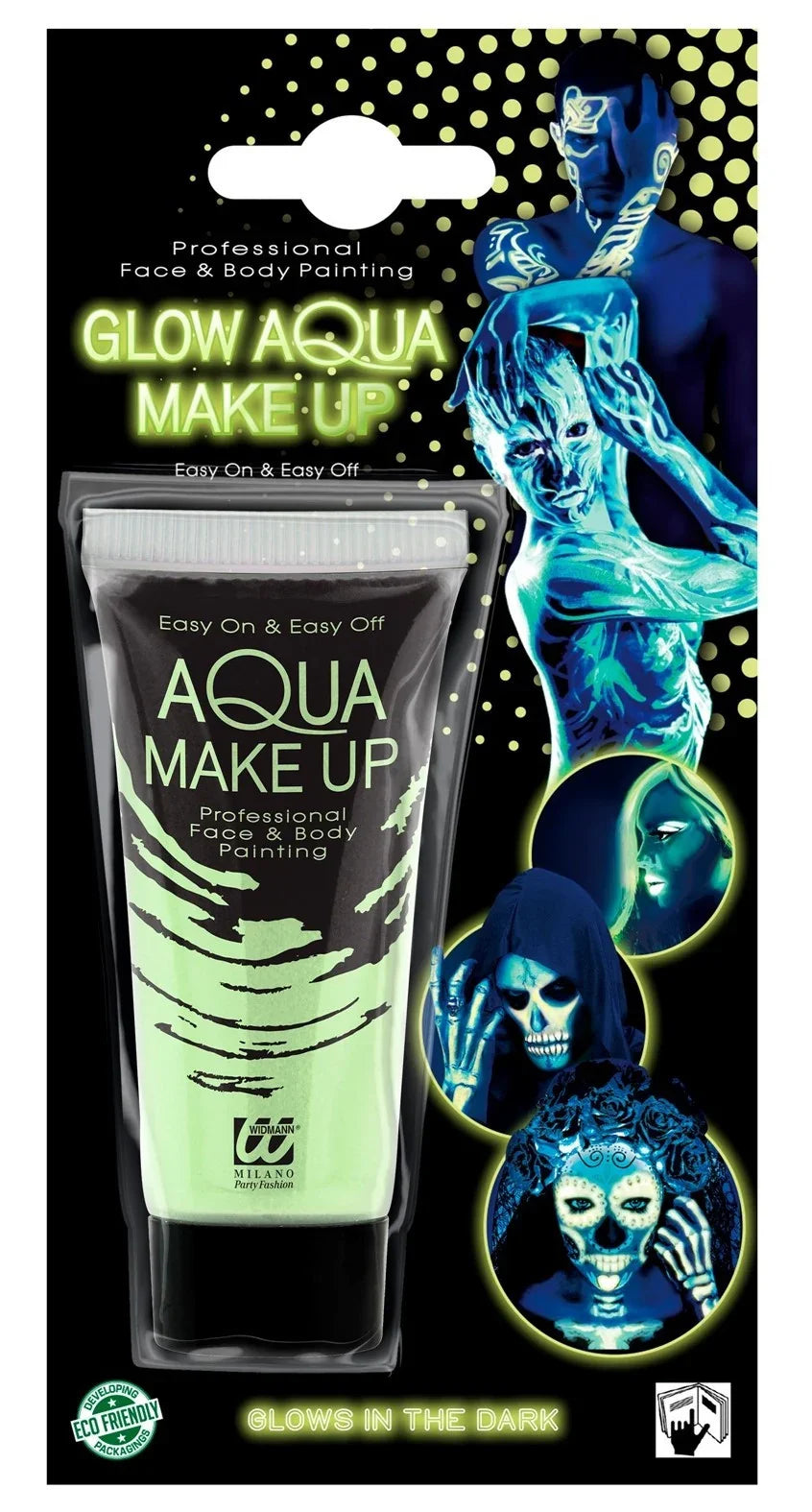 Maquillaje al Agua para Brillar en la Oscuridad Maquillaje al Agua Widmann