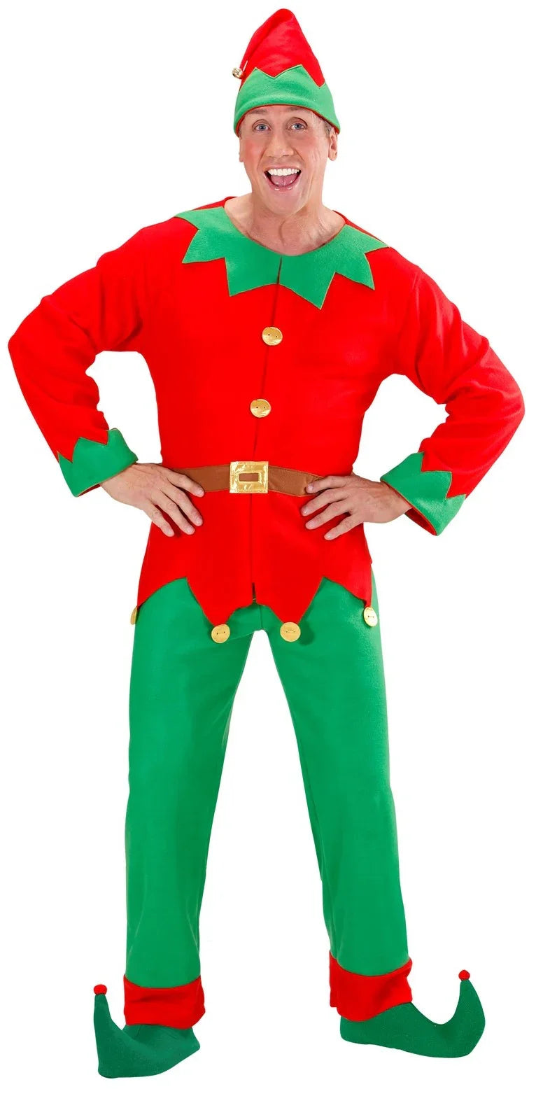 Disfraz de Elfo de Navidad para Adulto Adultos Widmann