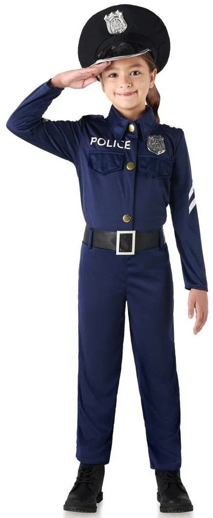 Disfraz de Policía Americano para Niño Policía Kimokawaii