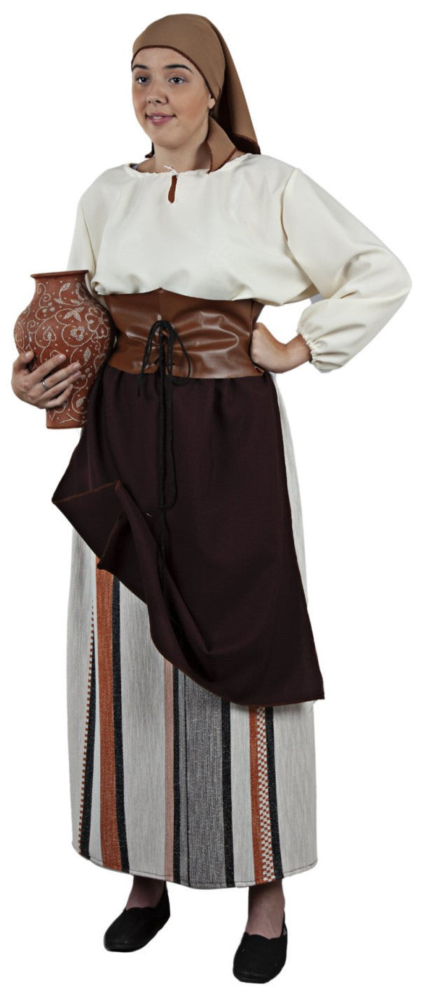Disfraz de Aguadora Medieval para Mujer Taberneras y Campesinas Medievales Fycar