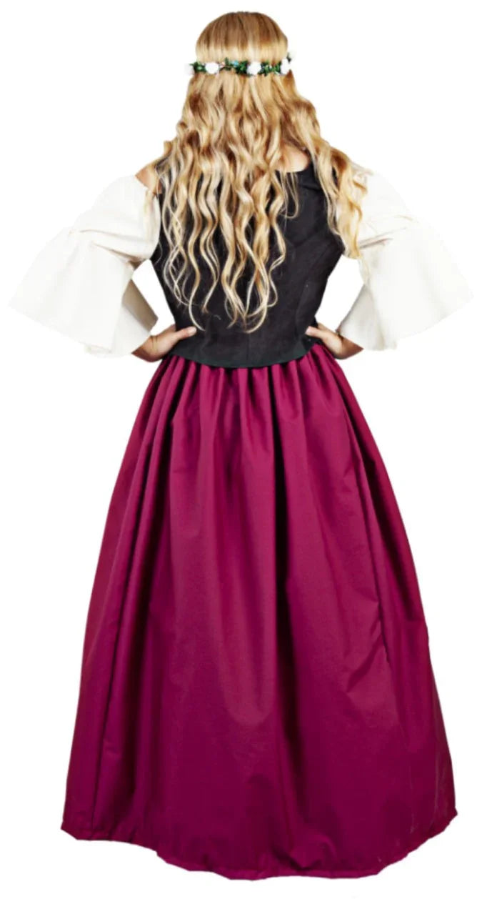 Disfraz de Lavandera Medieval para Mujer Taberneras y Campesinas Medievales Fycar