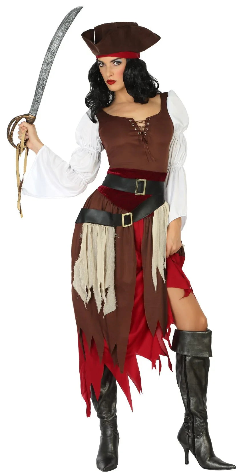 Disfraz de Pirata Corsaria para Mujer Piratas Atosa XS/S