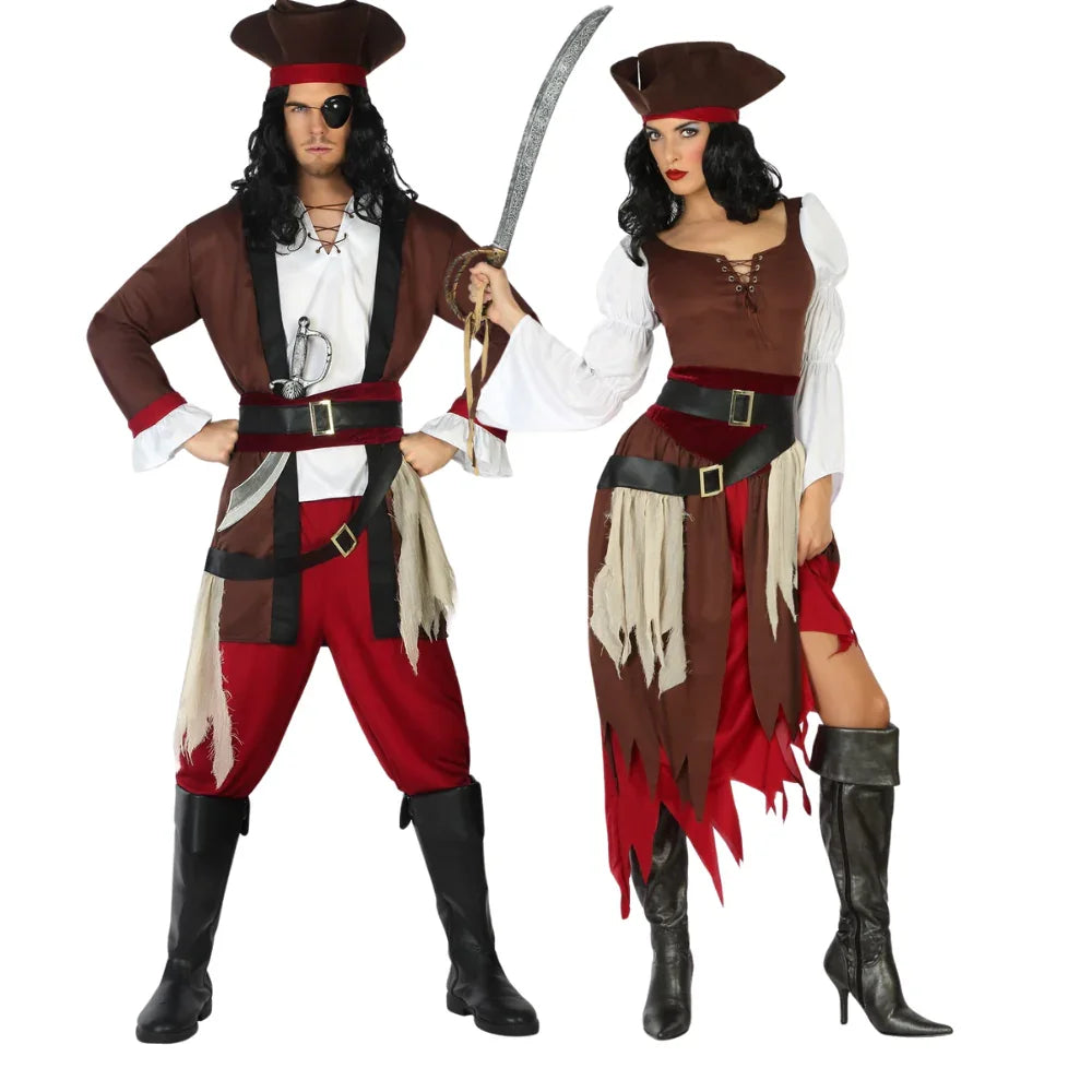 Disfraces en Pareja de Piratas Corsarios Piratas Disfraces Simon