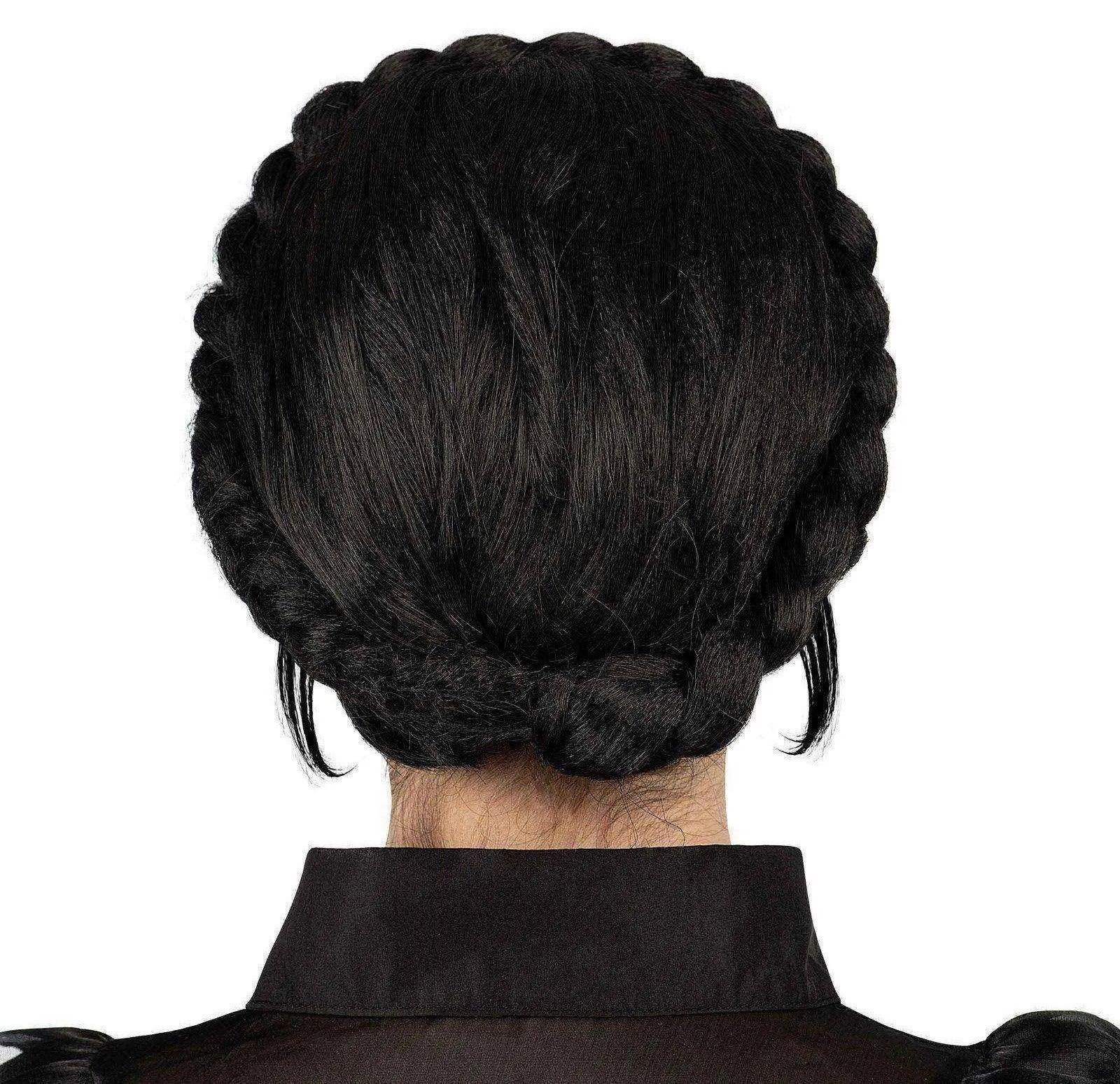 Robe de Mercredi Addams pour enfant avec perruque Robe de Mercredi Addams pour enfant avec perruque