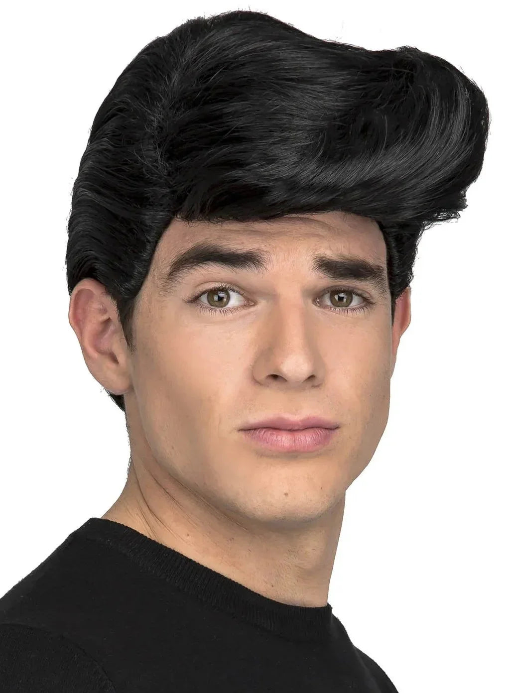 Peluca de Danny Zuko Grease Morena con Tupé Pelucas de Grease Viving