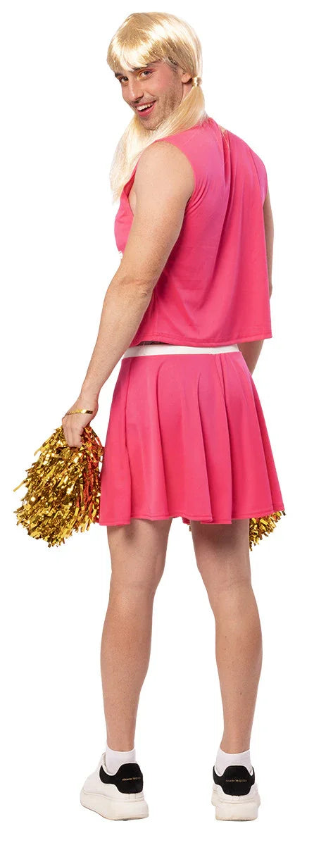 Disfraz de Animadora Beerleader Rosa para Hombre Animadoras Rubies