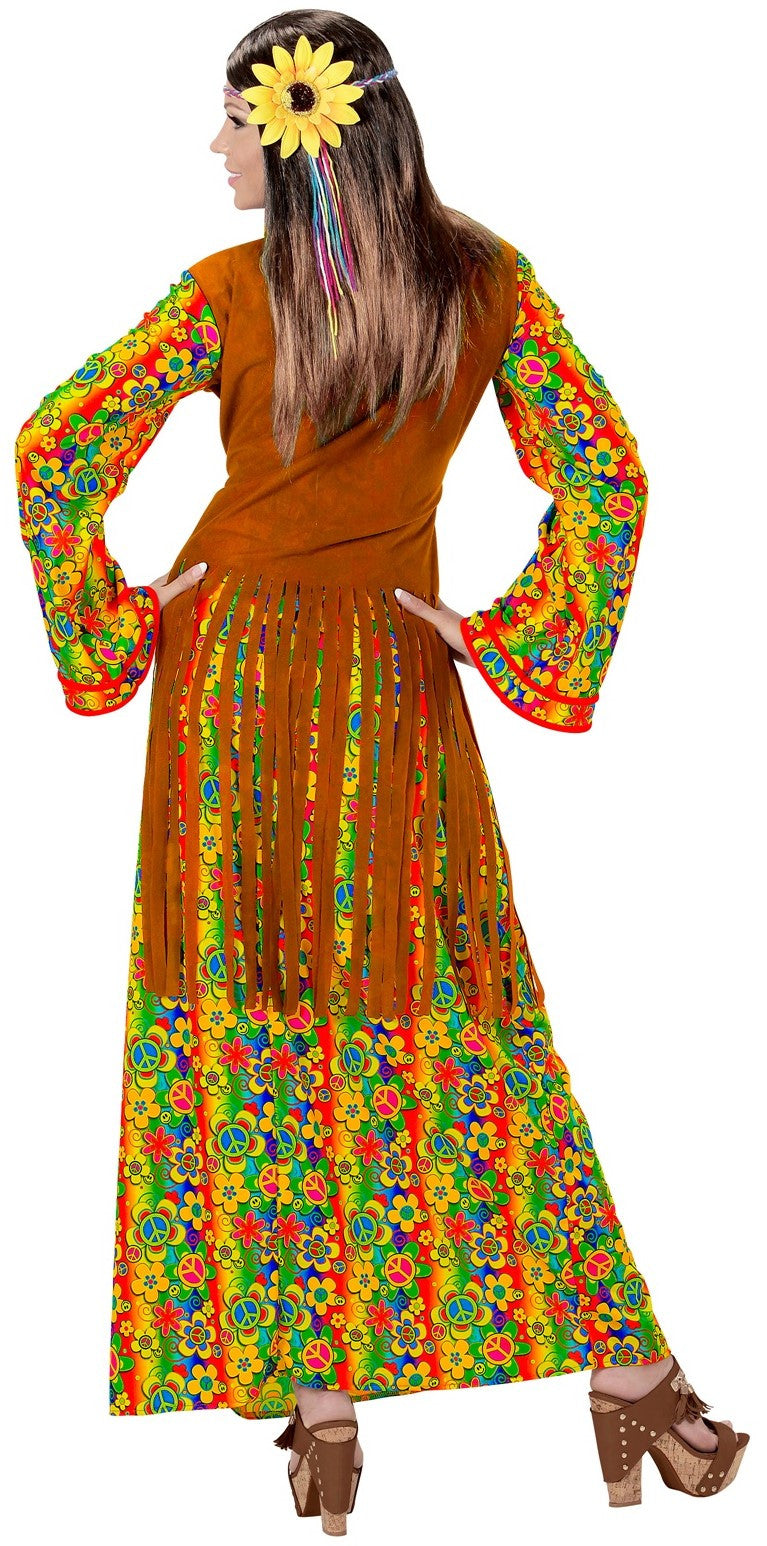 Disfraz de Hippie Largo para Mujer Hippies Widmann