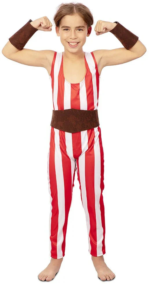 Disfraz de Forzudo de Circo para Niño Forzudos EuroCarnavales
