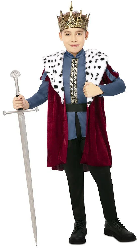 Disfraz de Monarca Medieval para Niño Reyes y Reinas Medievales EuroCarnavales