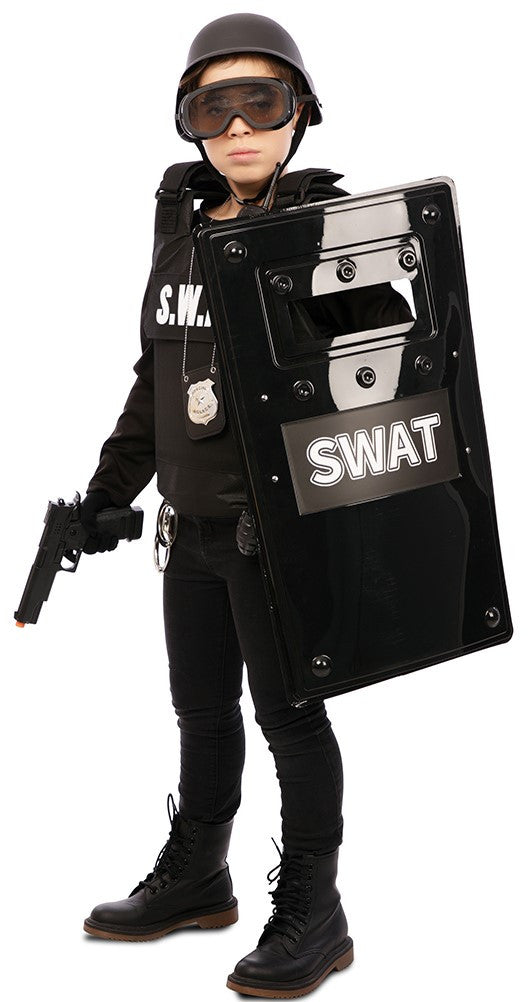Escudo de Policía Antidisturbios SWAT Policía EuroCarnavales