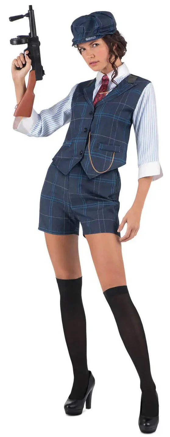 Disfraz de Gangster Inglesa Peaky Blinders para Mujer Comprar Online