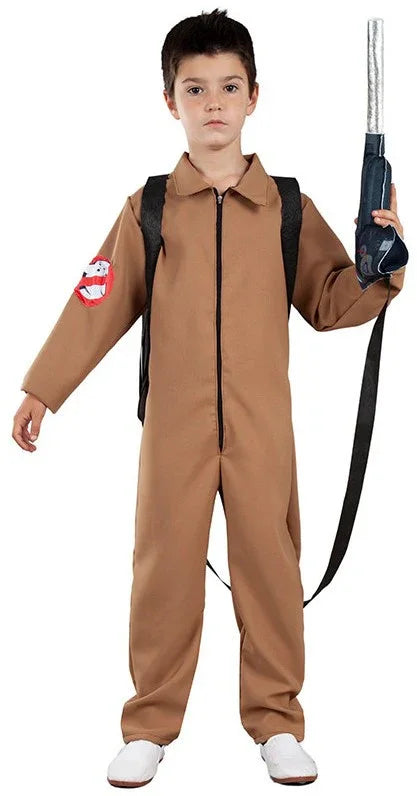 Disfraz de Cazafantasmas Infantil con Mochila y Pistola Cazafantasmas Fycar