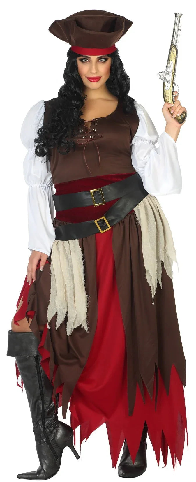 Disfraz de Pirata Corsaria para Mujer Piratas Atosa XL