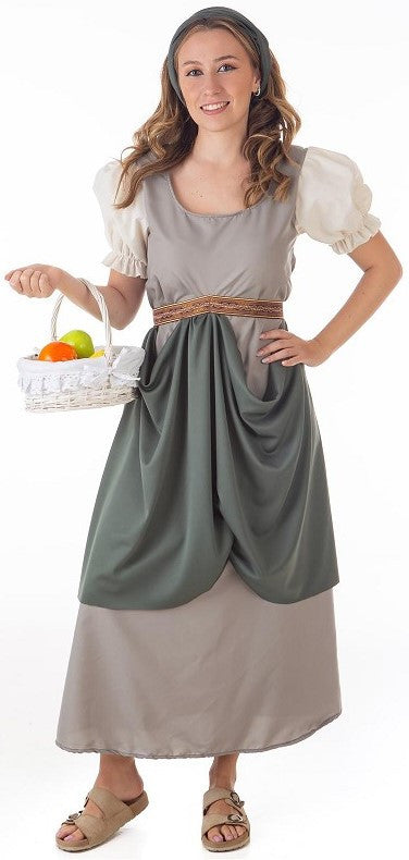 Disfraz de Frutera Medieval para Mujer Taberneras y Campesinas Medievales Llopis