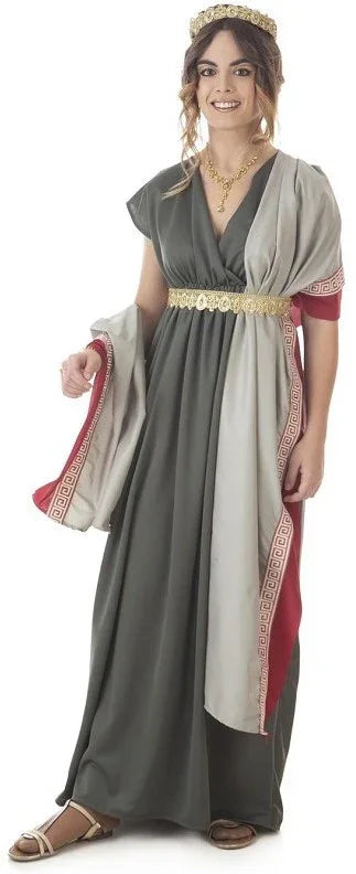 Disfraz de Dama Romana para Adulto Romanos y Griegos Llopis