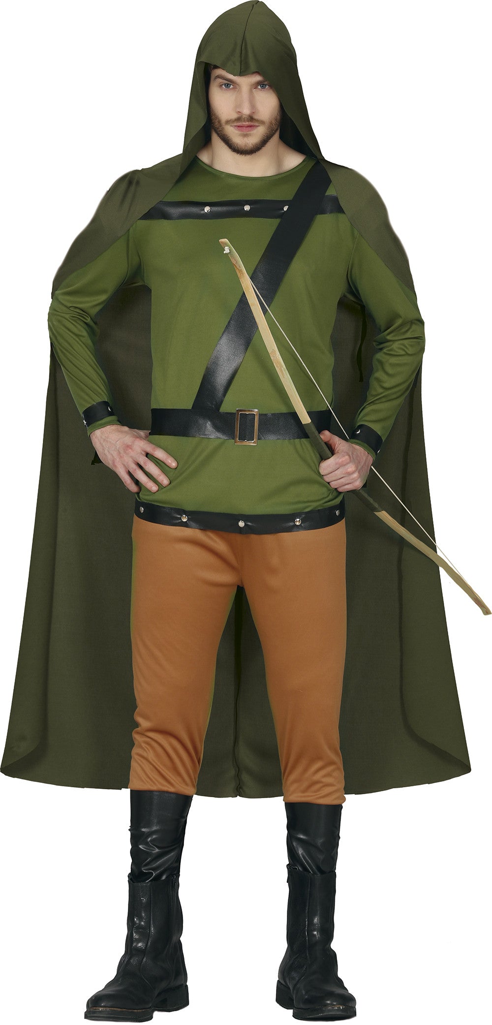 Disfraz de Arquero Forajido para Hombre Robin Hood y Arquero Guirca