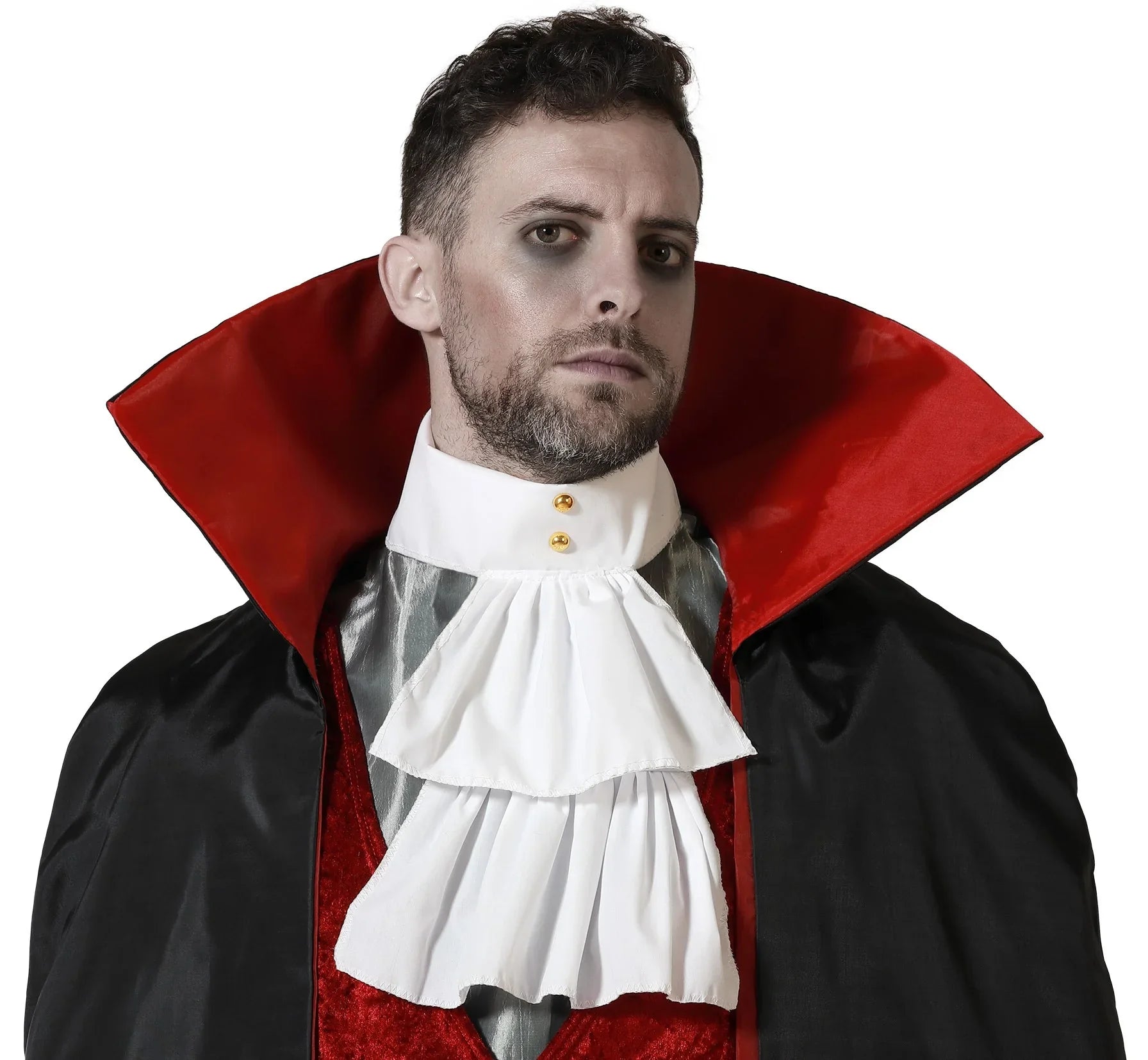 Cuello Jabot de Época Blanco Complementos Venecianos y de Época Atosa