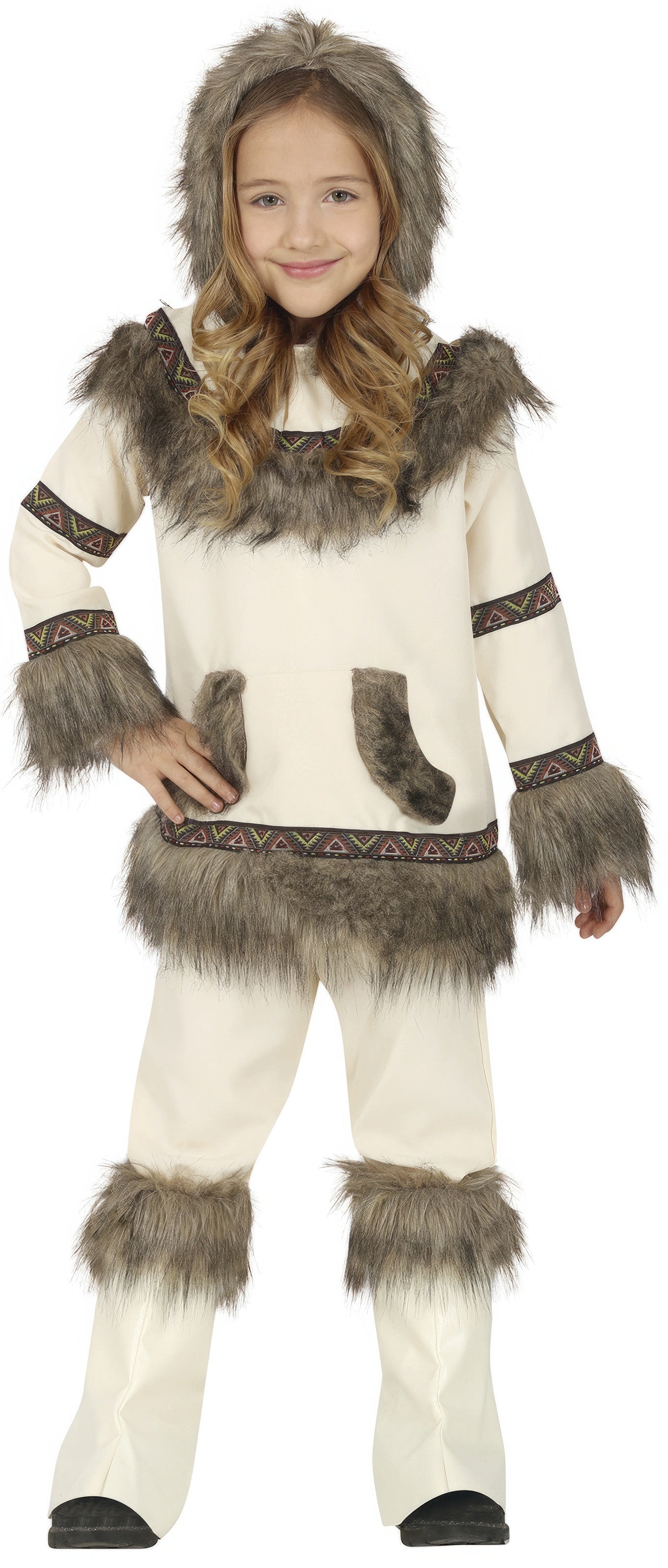 Disfraz de Esquimal Beige Infantil Esquimales Infantiles Guirca