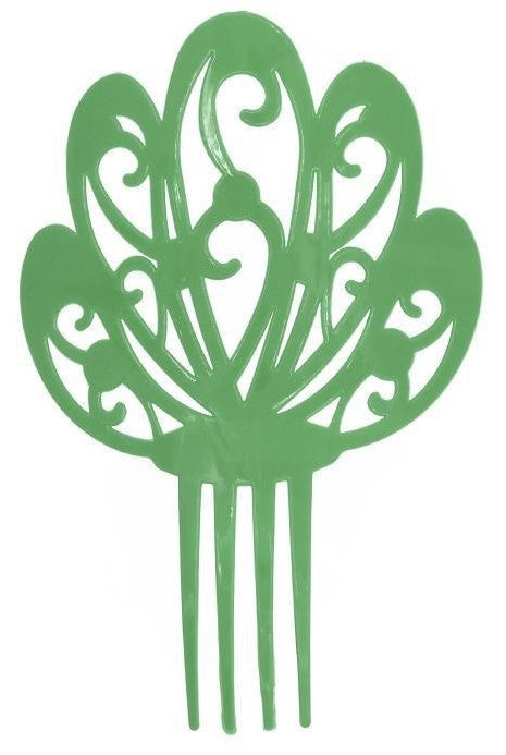 Peineta de Flamenca Verde Sevillanas Partilandia