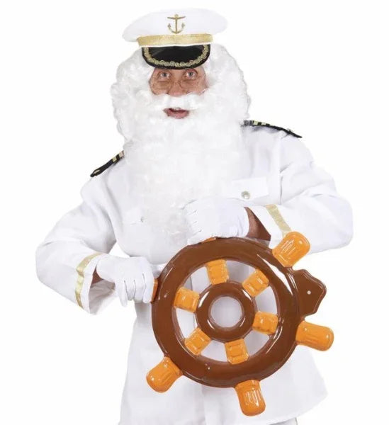 Peluca Blanca con Barba de Papá Noel COMPLEMENTOS Widmann