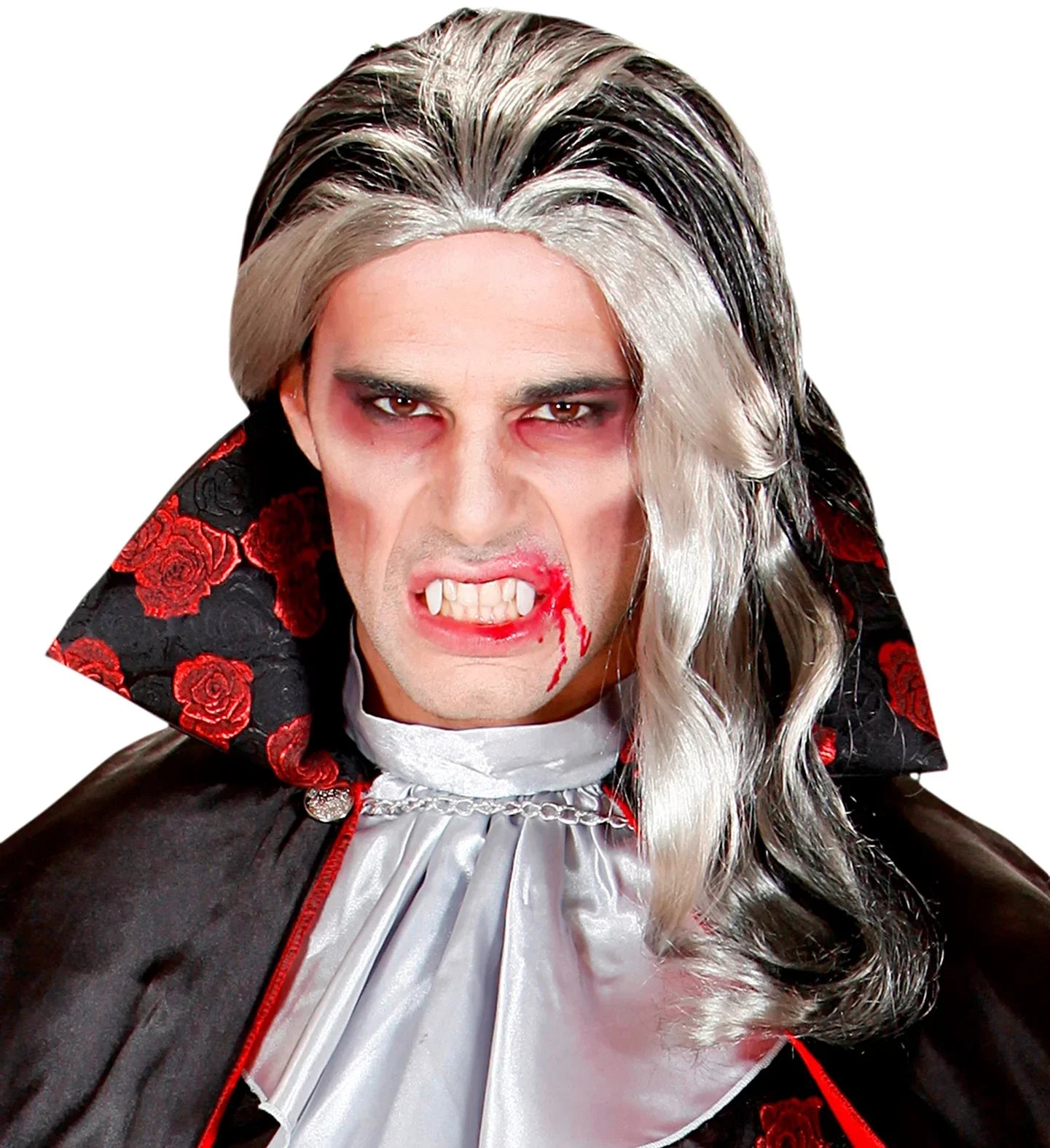 Set de Vampiro con Maquillaje, Colmillos y Sangre Maquillaje Halloween Widmann