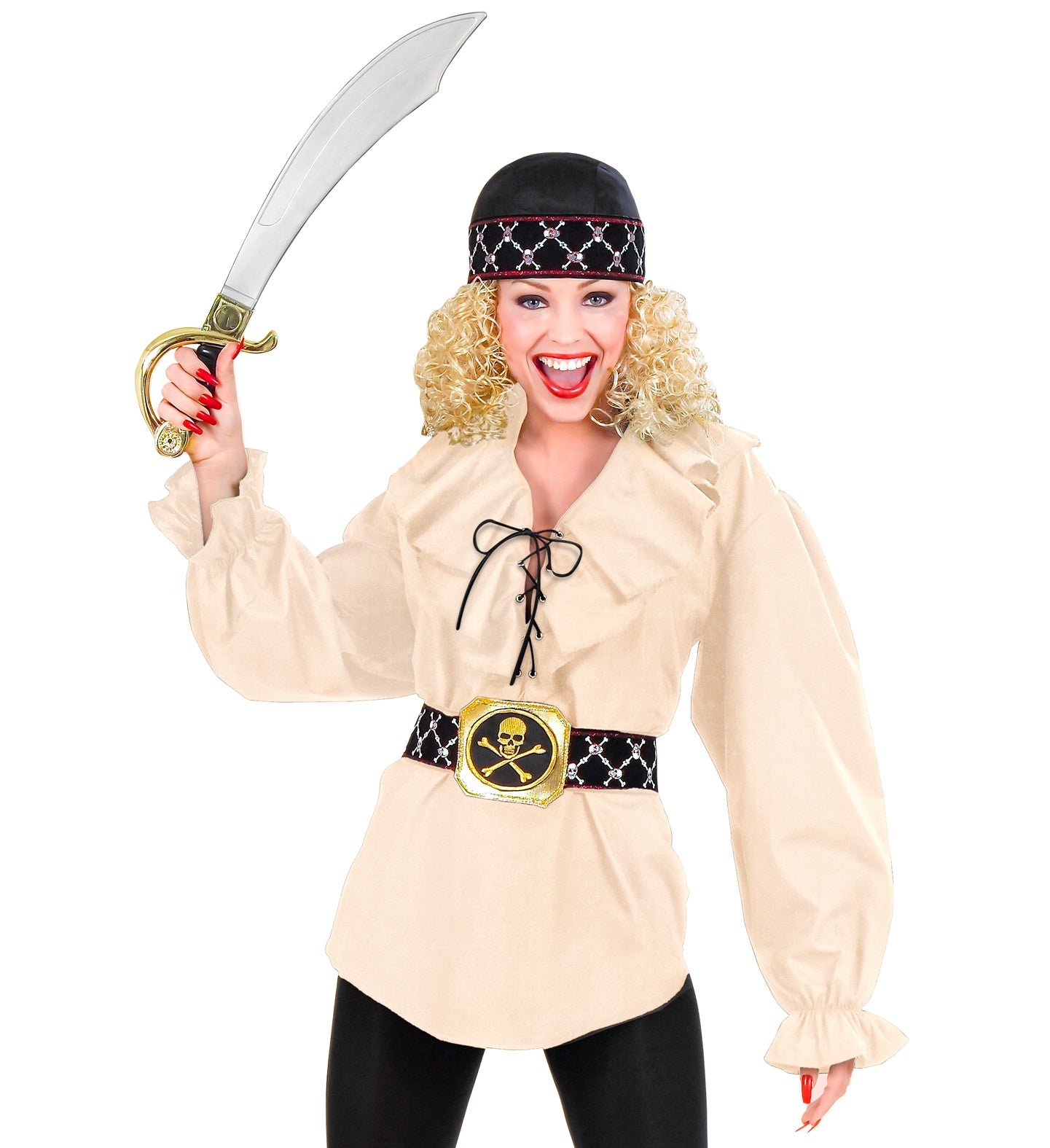 Camisa Pirata Beige para Mujer Chaquetas, Chalecos y Camisas Widmann