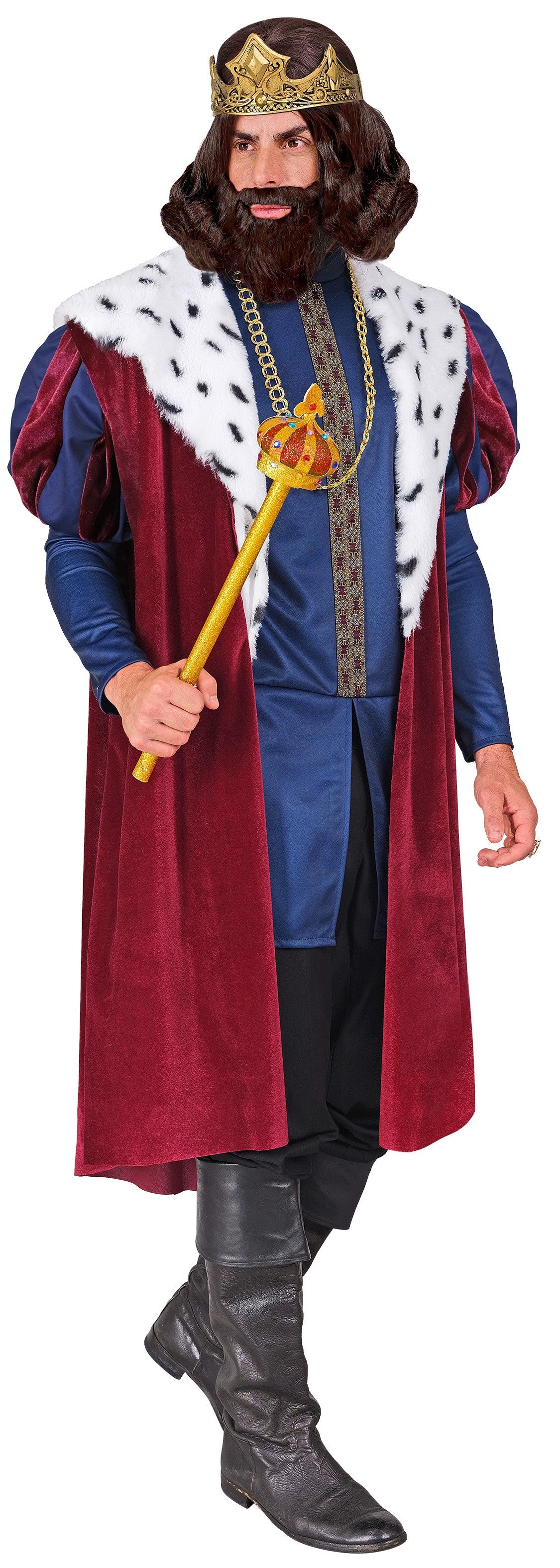 Disfraz de Emperador Medieval para Hombre Reyes y Reinas Medievales Widmann