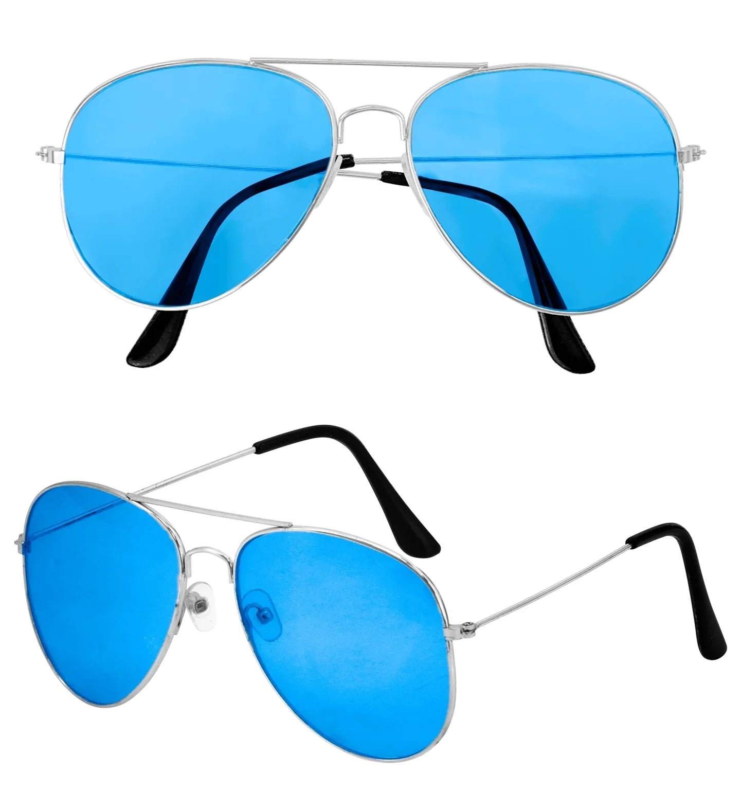 Gafas Aviador Metálicas con Lentes Azules Gafas Widmann