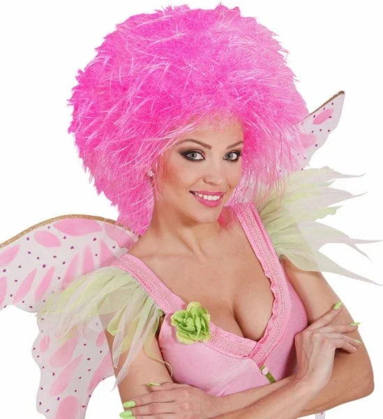 Peluca de Hada Rosa Fucsia COMPLEMENTOS Widmann