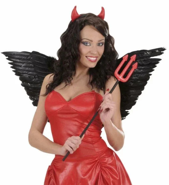 Alas de plumas naturales Negras COMPLEMENTOS Widmann