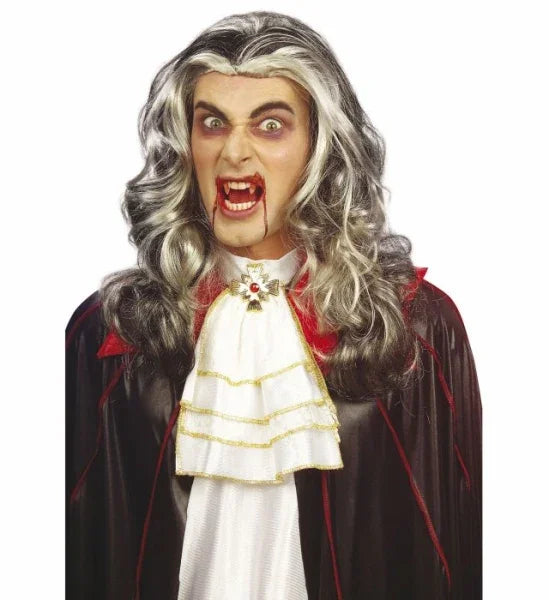 Peluca de Vampiro Gris con Mechas COMPLEMENTOS Widmann
