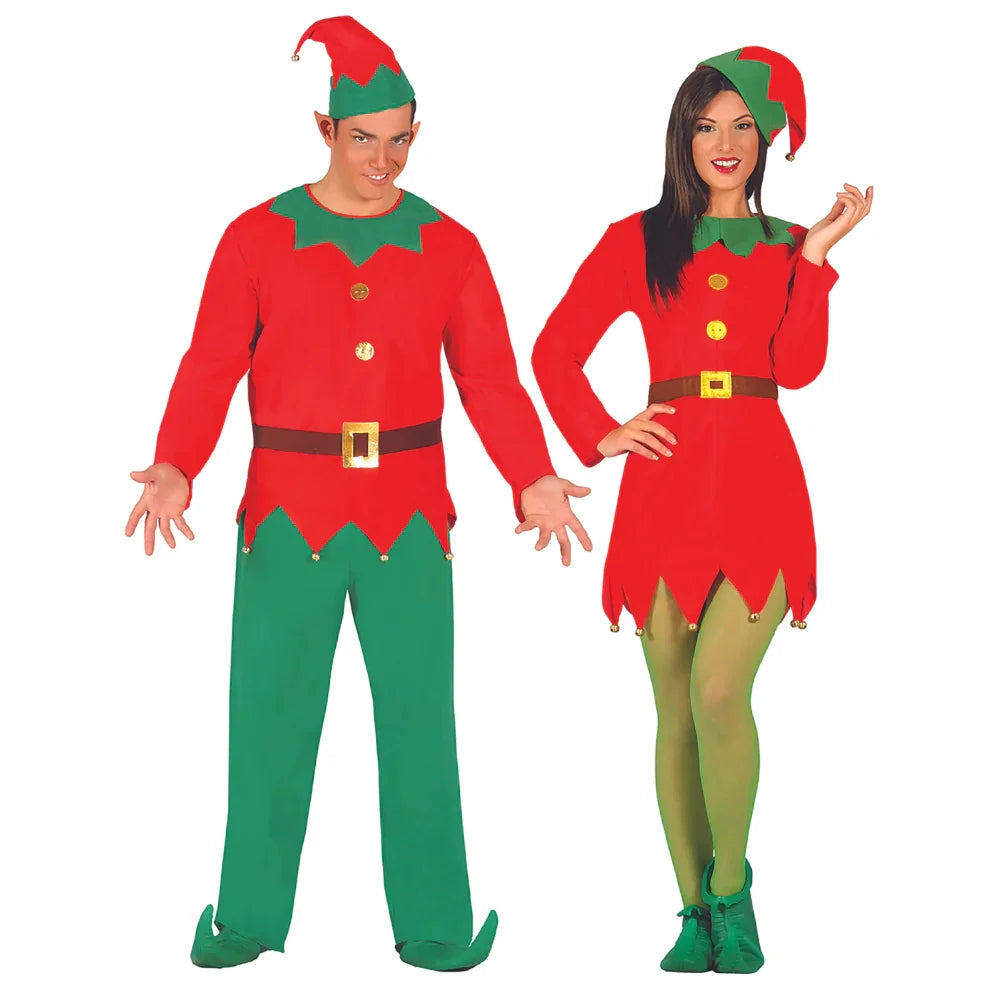Disfraces en Pareja de Elfos Navideños Elfos Navideños Disfraces Simon
