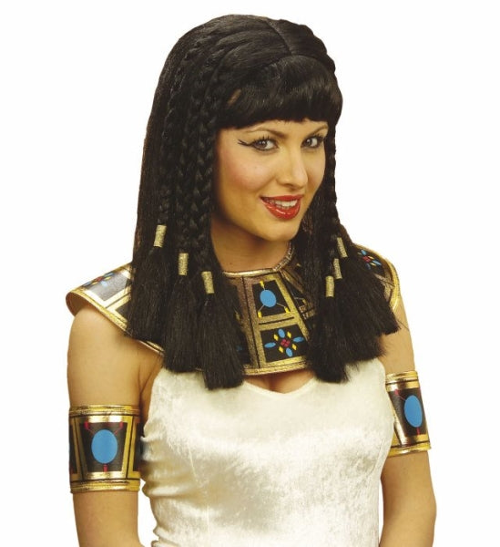 Peluca de Egipcia Morena con Trenzas COMPLEMENTOS Widmann