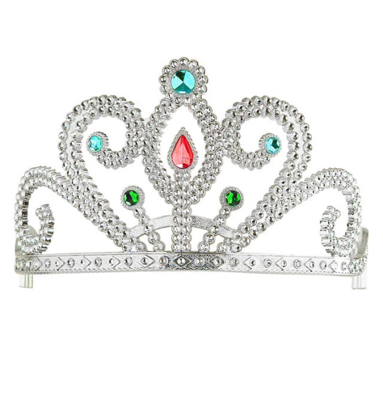 Tiara plateada y decorada COMPLEMENTOS Widmann