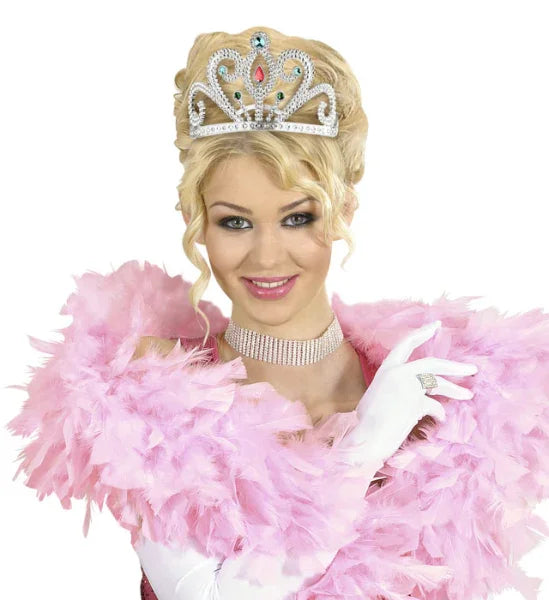 Tiara plateada y decorada COMPLEMENTOS Widmann