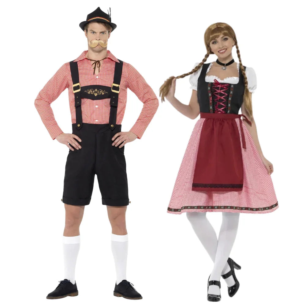 Disfraces en Pareja de Bávaros Elegantes Tiroleses Oktoberfest Disfraces Simon