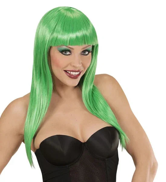 Peluca Melena Verde COMPLEMENTOS Widmann