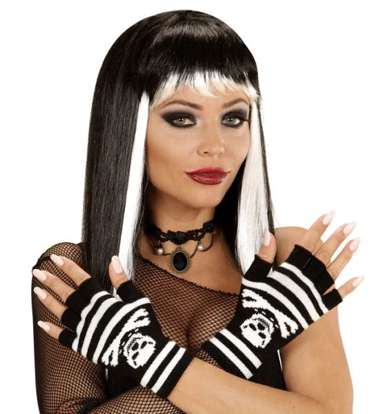 Guantes sin Dedos con Calaberas COMPLEMENTOS Widmann