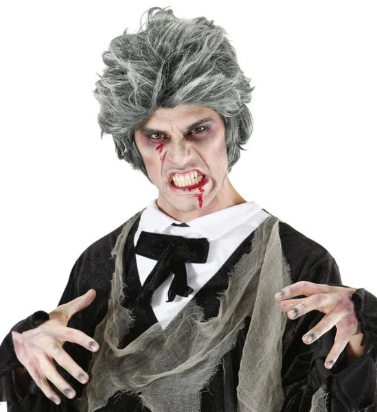 Peluca Canosa de Zombi Corta COMPLEMENTOS Widmann