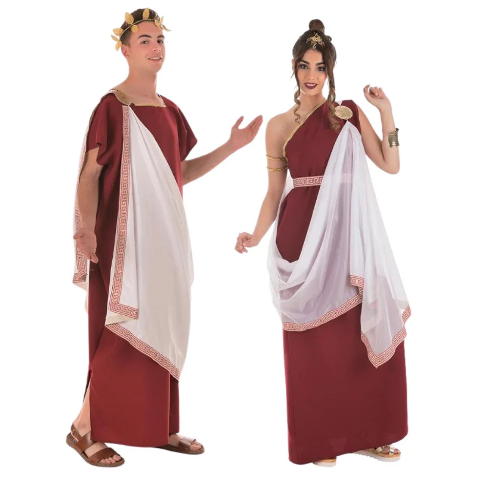 Disfraces en Pareja de Senador y Dama Romanos Granates Romanos y Griegos Disfraces Simon